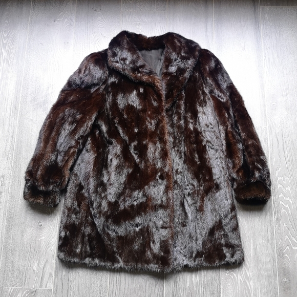 VTG Mink Coat - Picture 1 of 6
